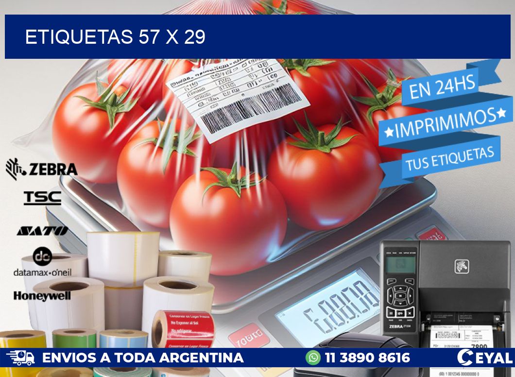 ETIQUETAS 57 x 29