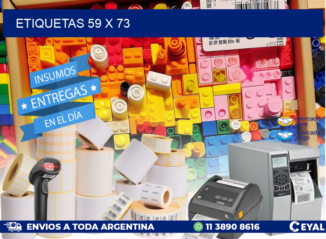 ETIQUETAS 59 x 73
