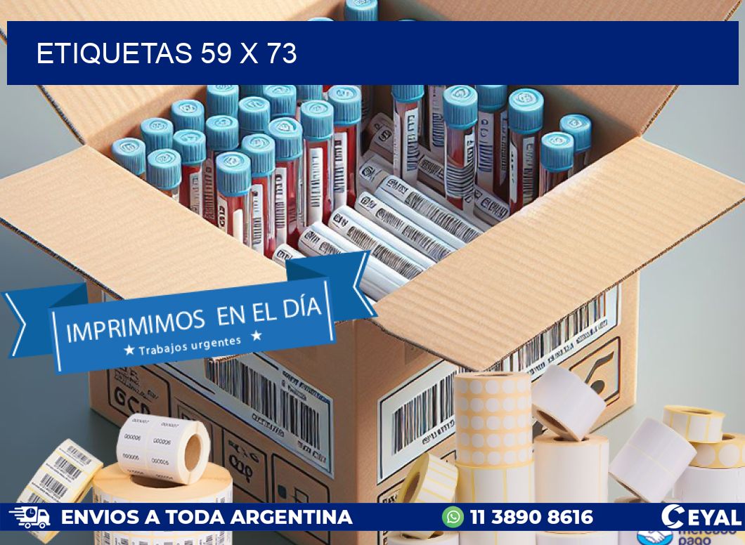 ETIQUETAS 59 x 73