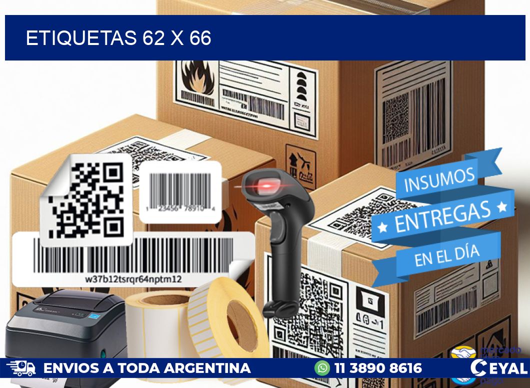 ETIQUETAS 62 x 66