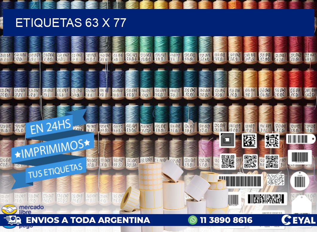 ETIQUETAS 63 x 77