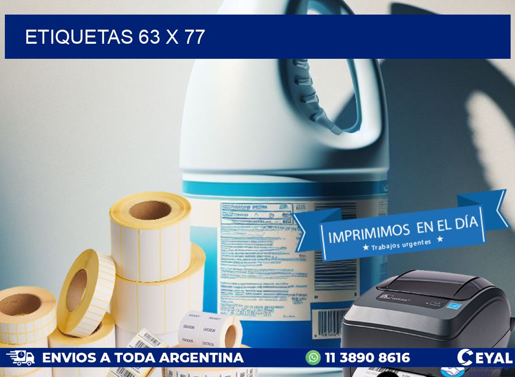 ETIQUETAS 63 x 77