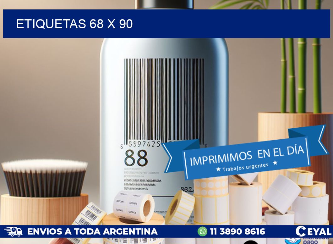 ETIQUETAS 68 x 90