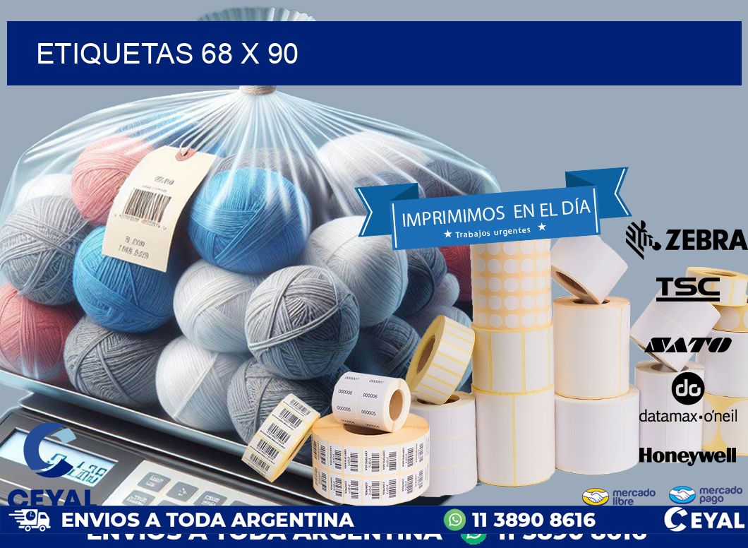ETIQUETAS 68 x 90