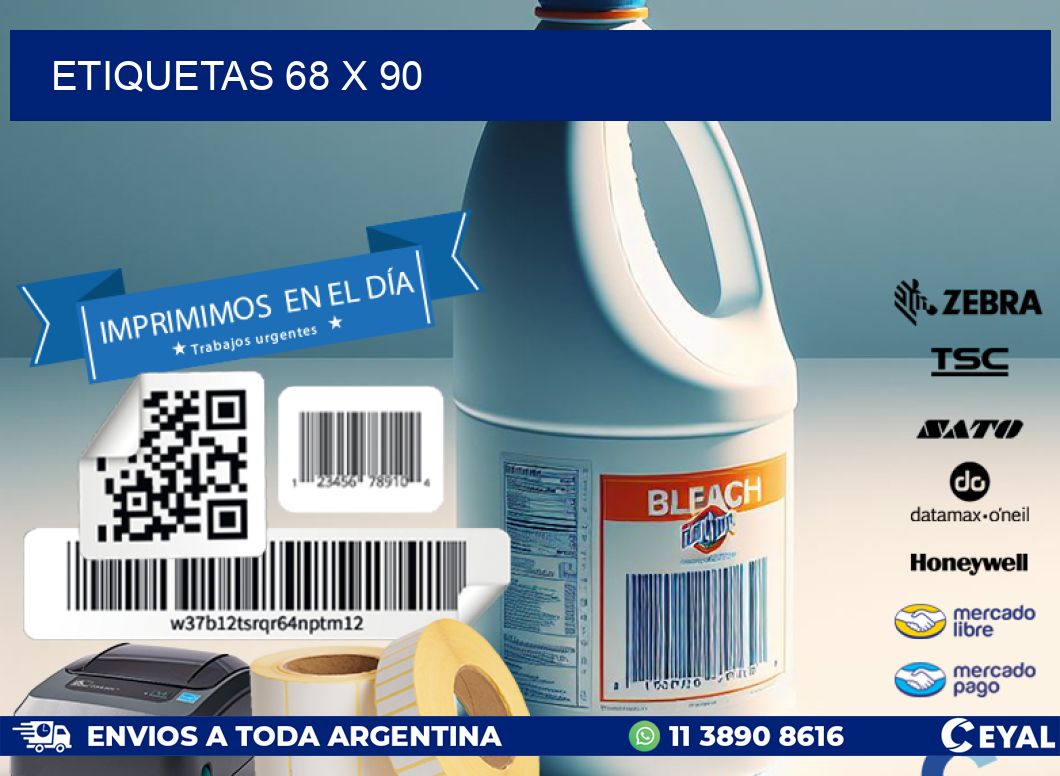 ETIQUETAS 68 x 90