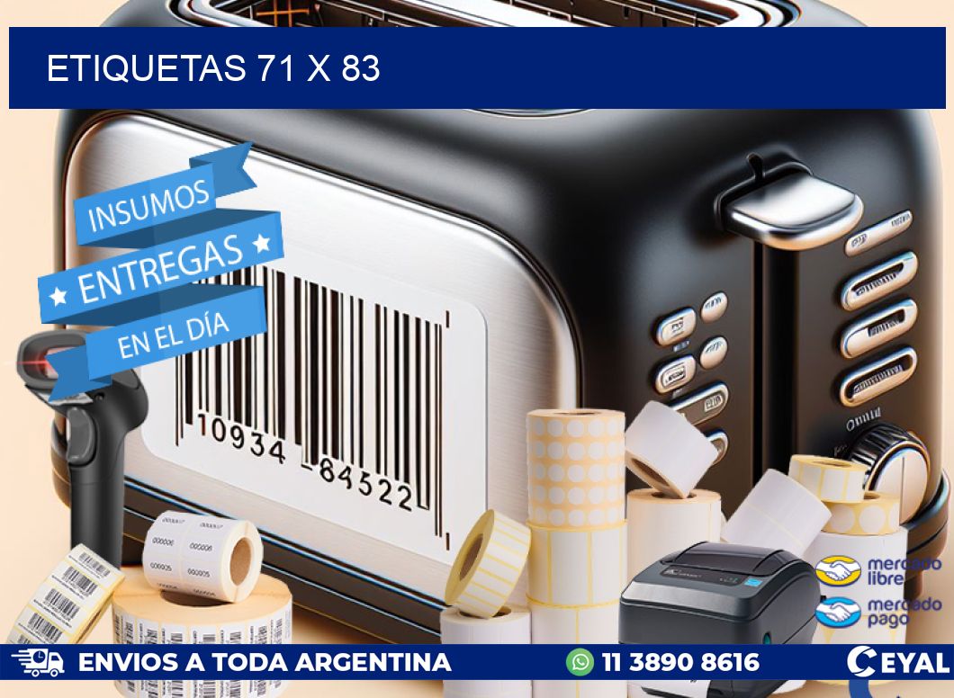 ETIQUETAS 71 x 83