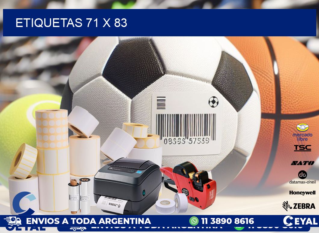 ETIQUETAS 71 x 83
