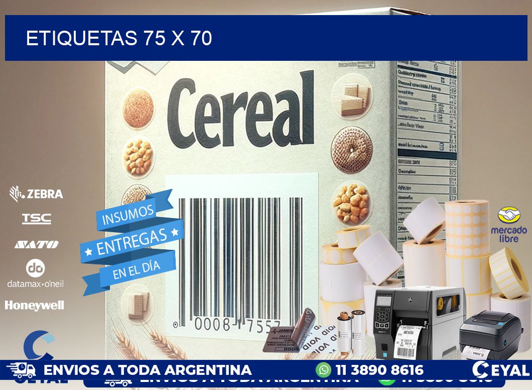 ETIQUETAS 75 x 70