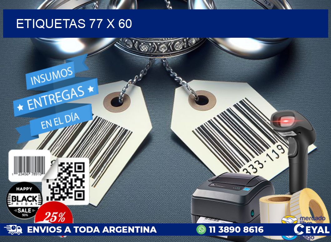 ETIQUETAS 77 x 60