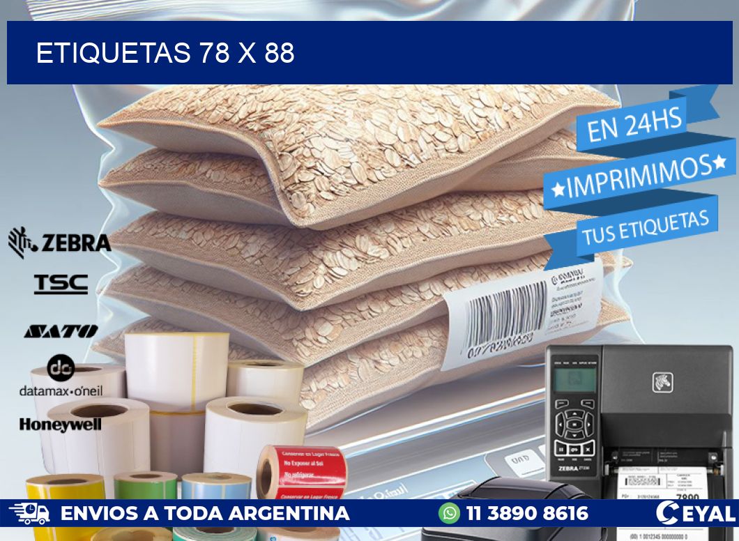 ETIQUETAS 78 x 88