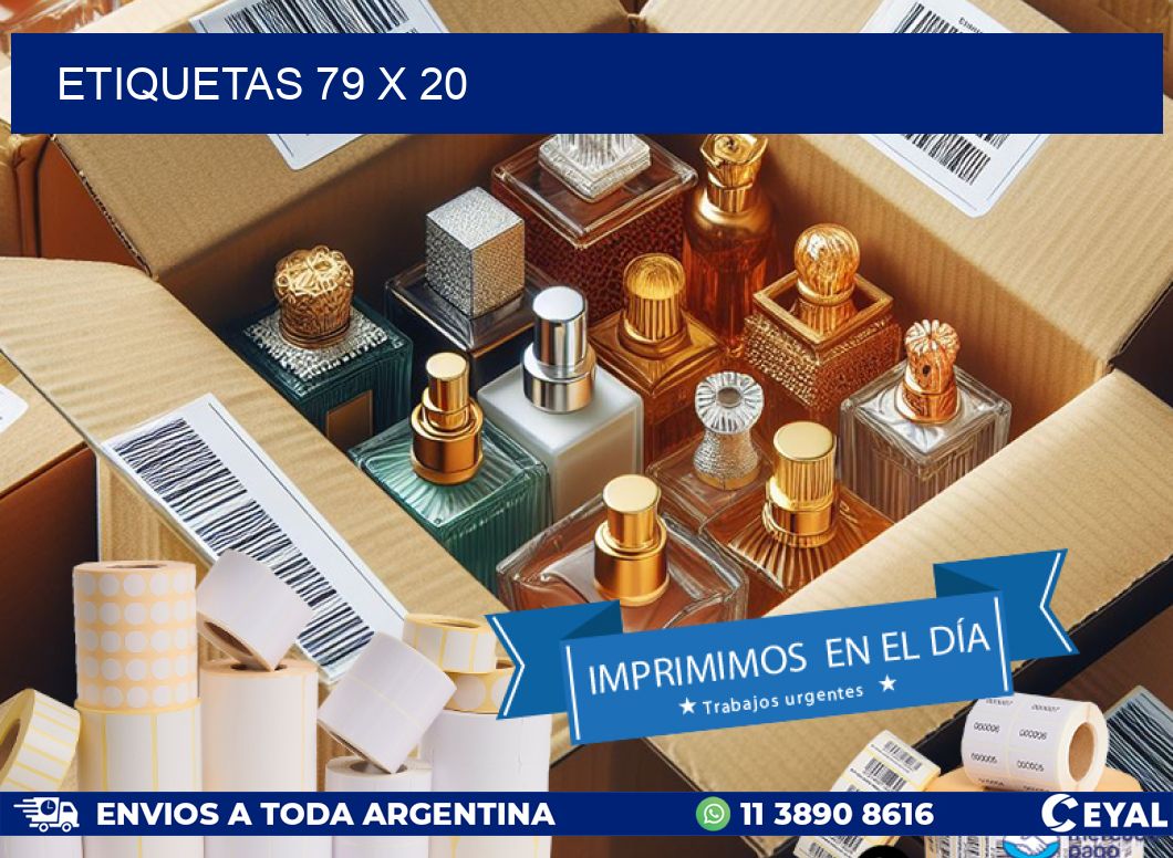 ETIQUETAS 79 x 20