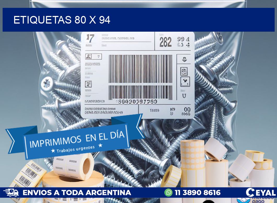 ETIQUETAS 80 x 94