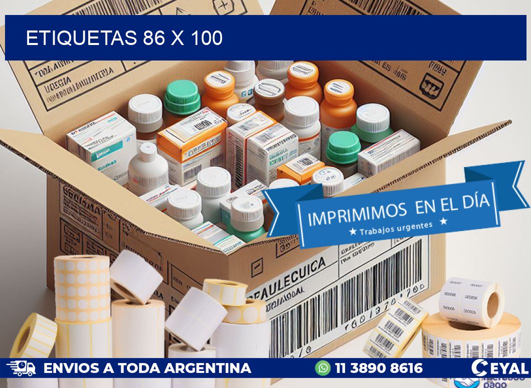 ETIQUETAS 86 x 100