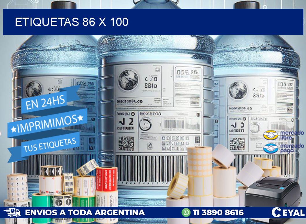 ETIQUETAS 86 x 100