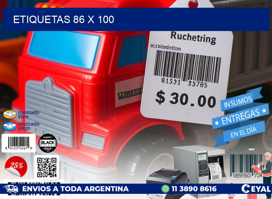 ETIQUETAS 86 x 100