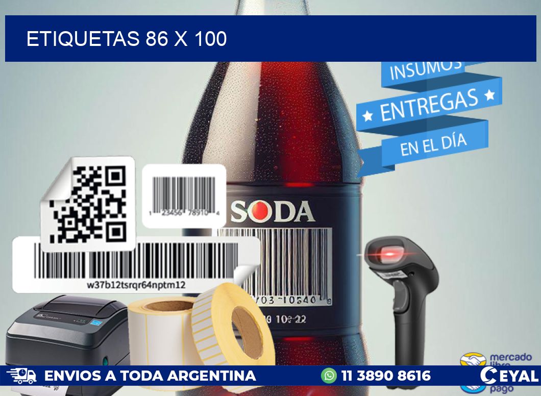 ETIQUETAS 86 x 100