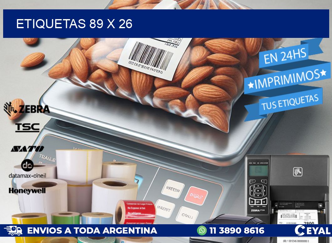 ETIQUETAS 89 x 26