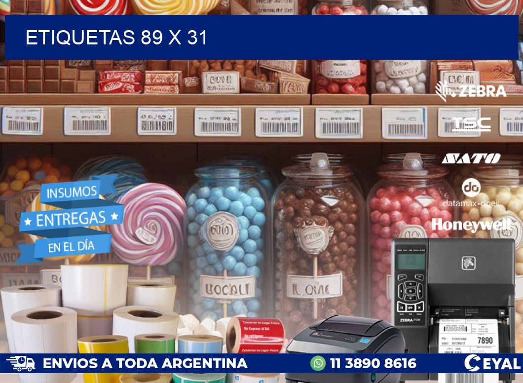 ETIQUETAS 89 x 31