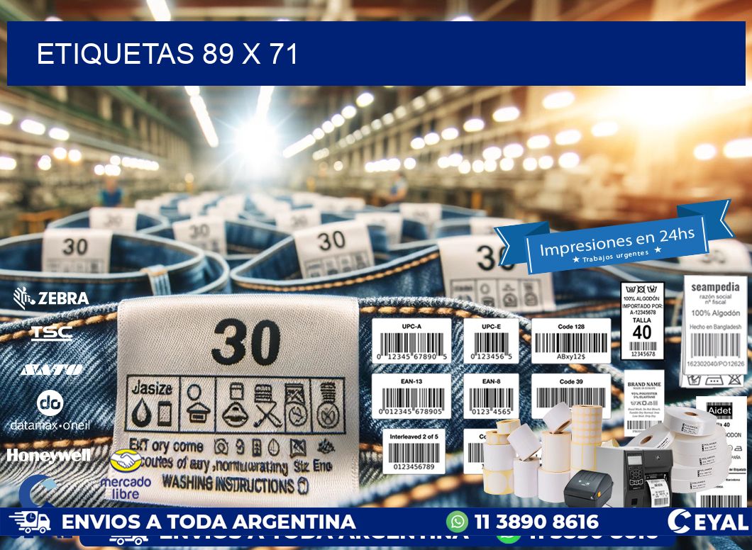 ETIQUETAS 89 x 71