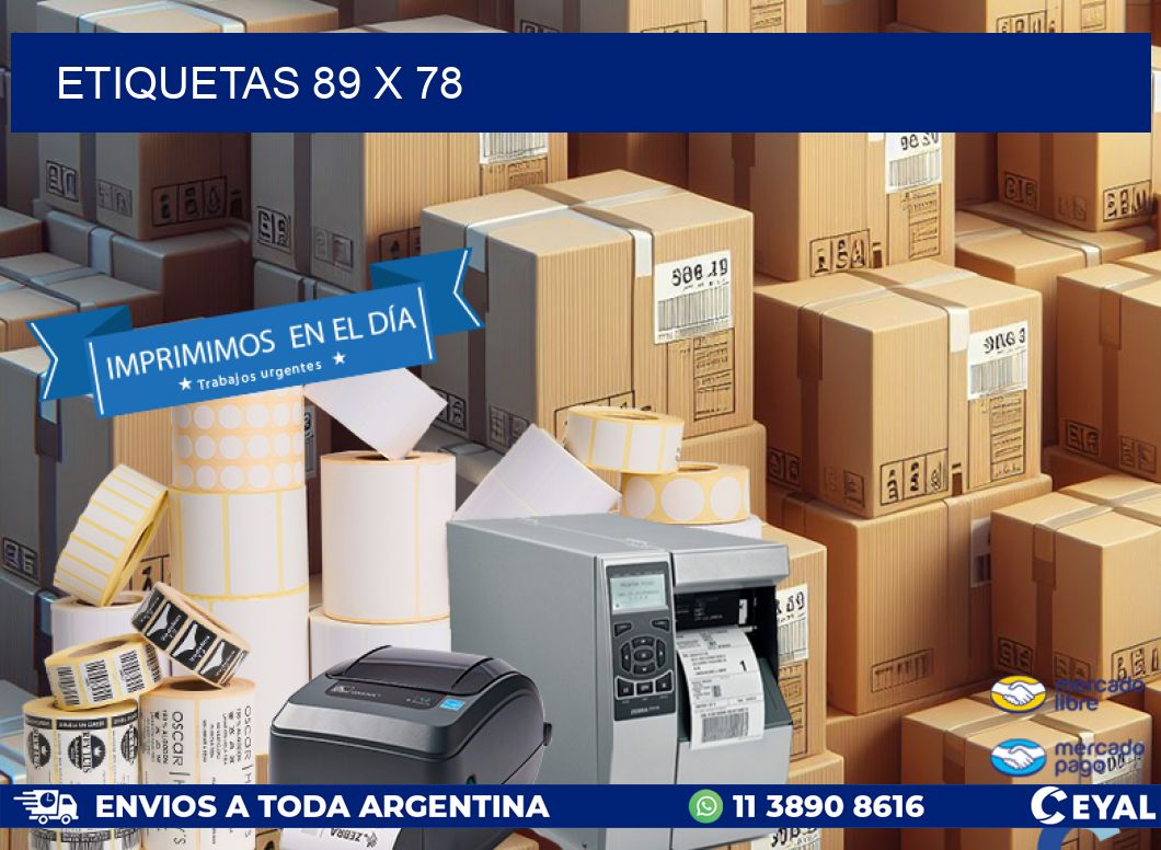 ETIQUETAS 89 x 78