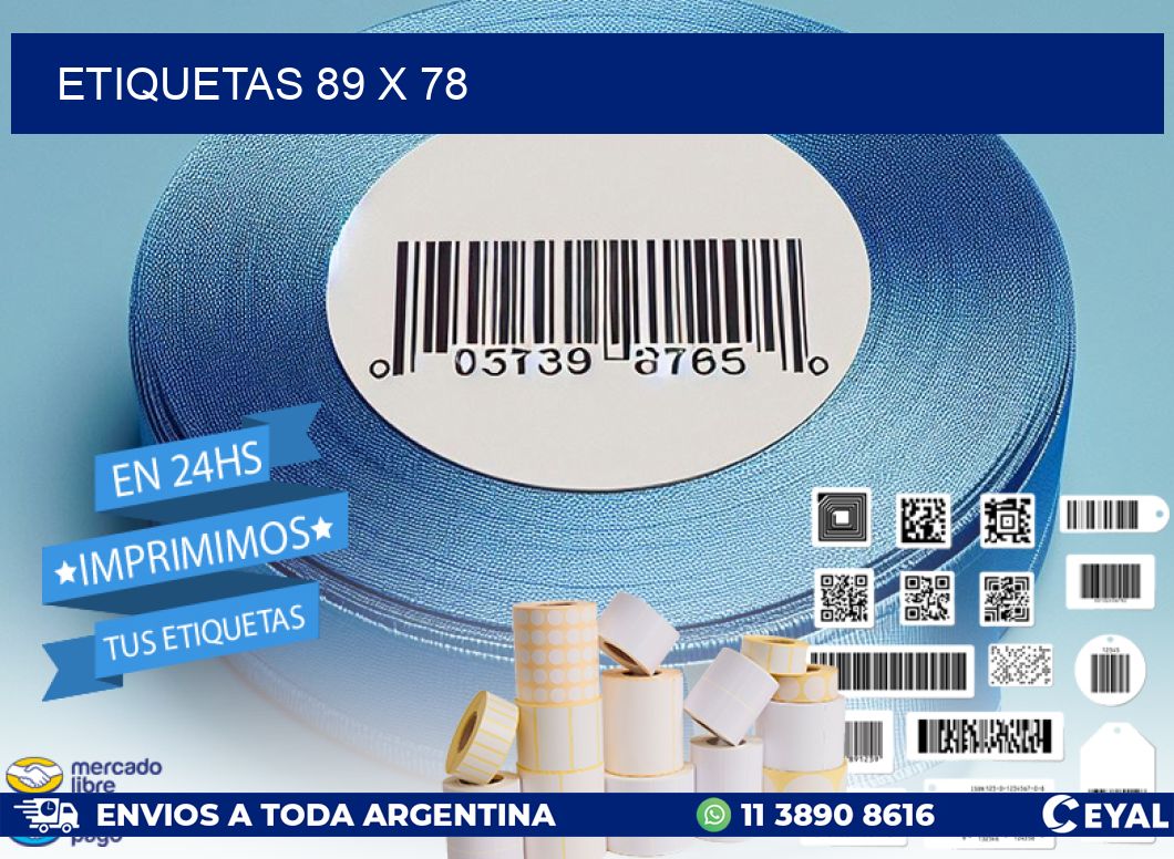 ETIQUETAS 89 x 78