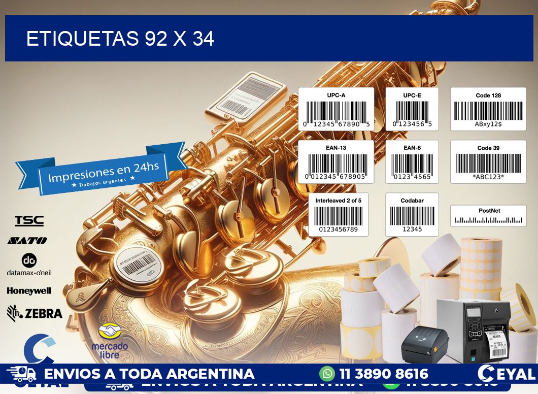 ETIQUETAS 92 x 34