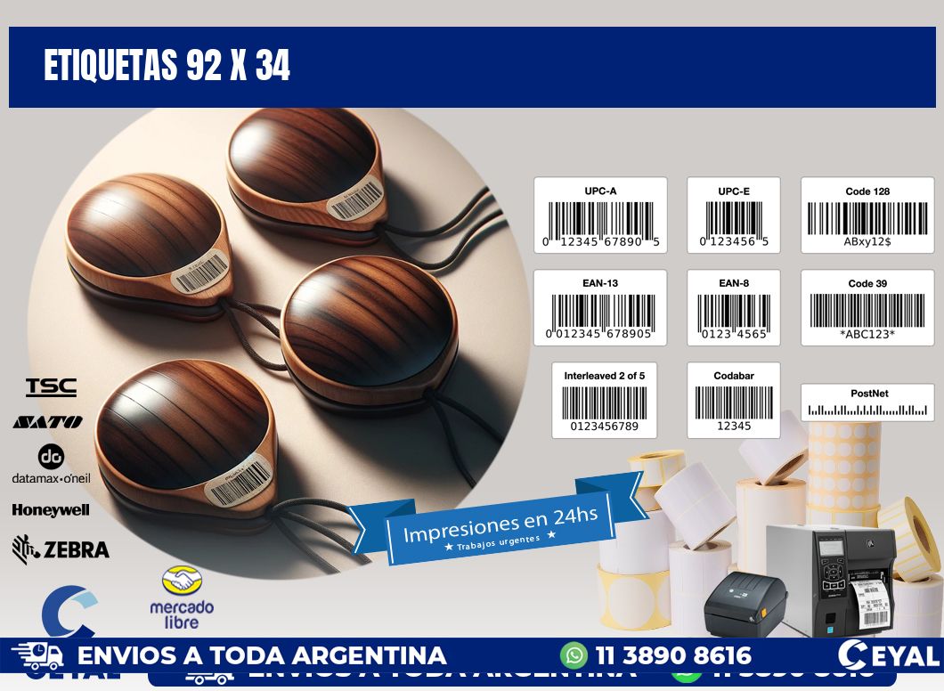 ETIQUETAS 92 x 34