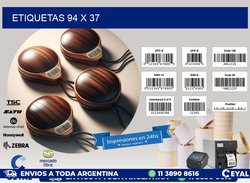 ETIQUETAS 94 x 37