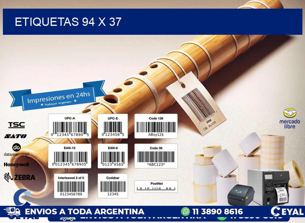 ETIQUETAS 94 x 37