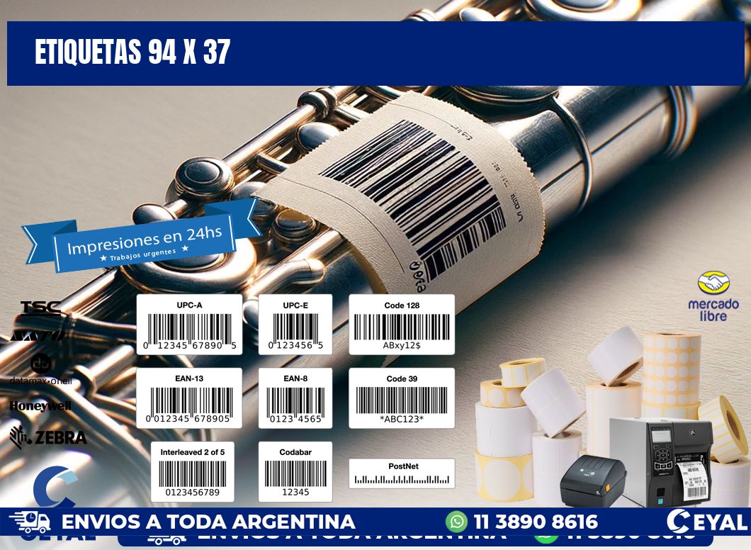 ETIQUETAS 94 x 37