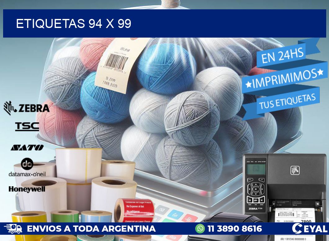 ETIQUETAS 94 x 99