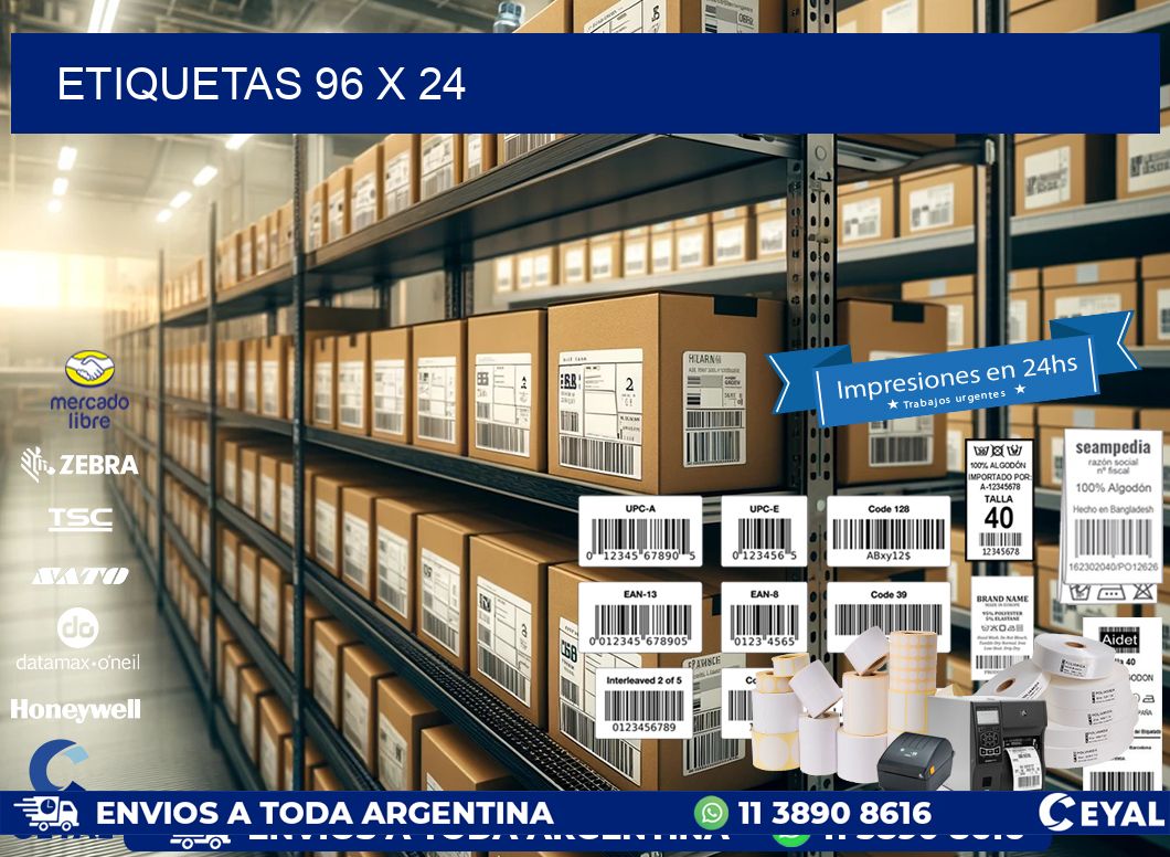 ETIQUETAS 96 x 24