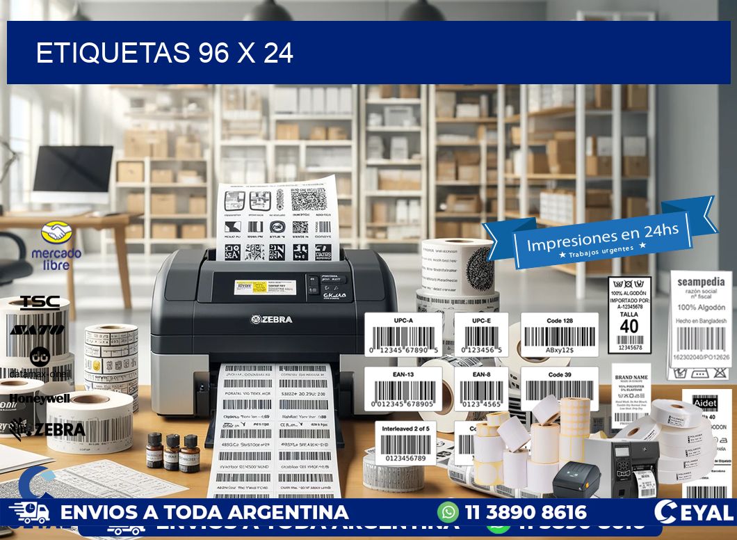 ETIQUETAS 96 x 24