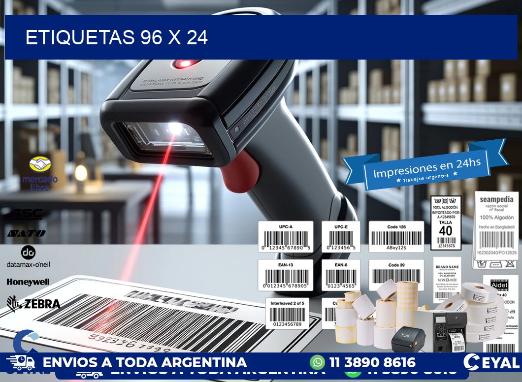 ETIQUETAS 96 x 24