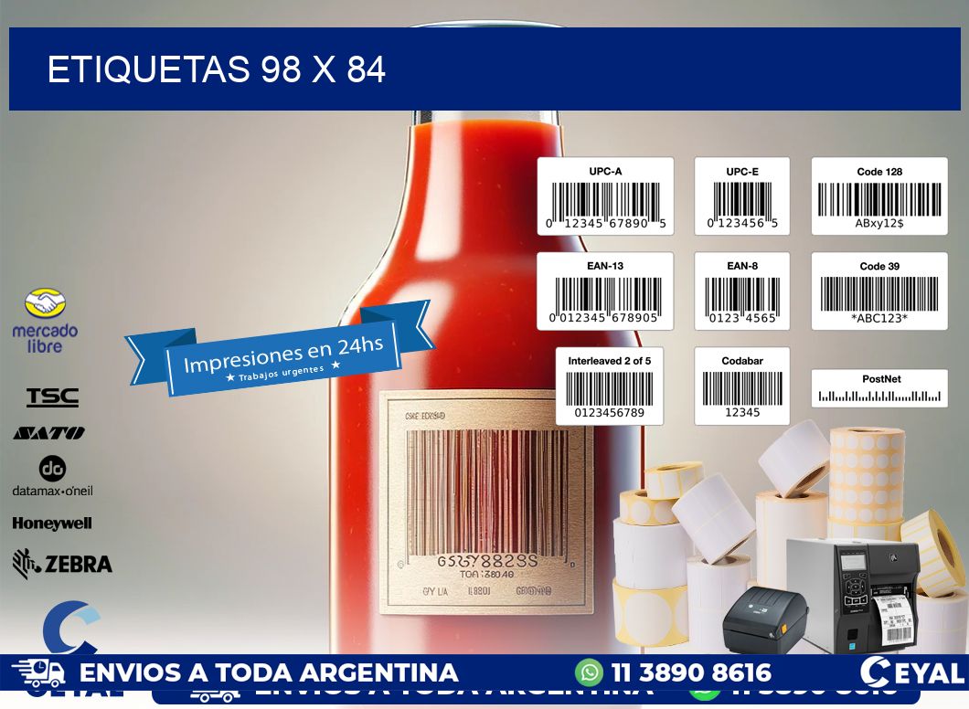 ETIQUETAS 98 x 84