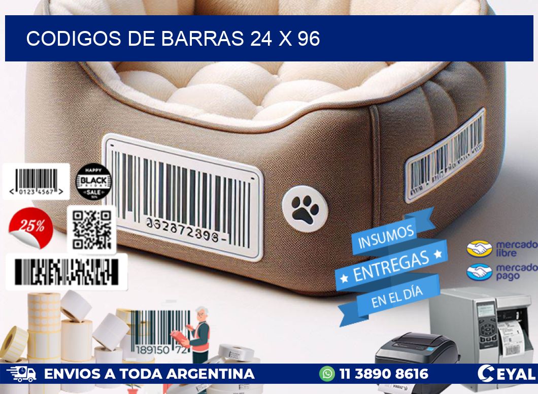 codigos de barras 24 x 96