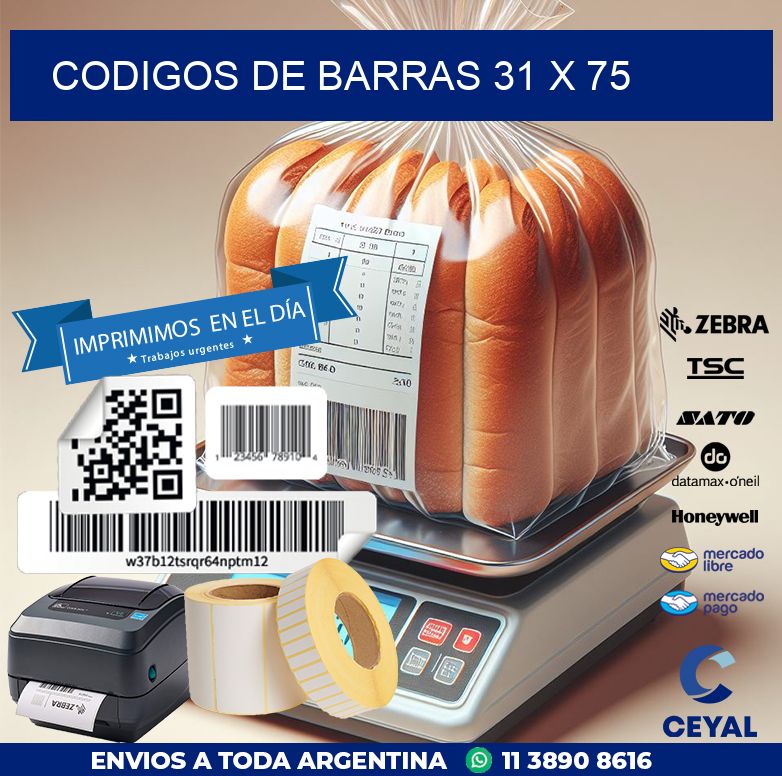codigos de barras 31 x 75