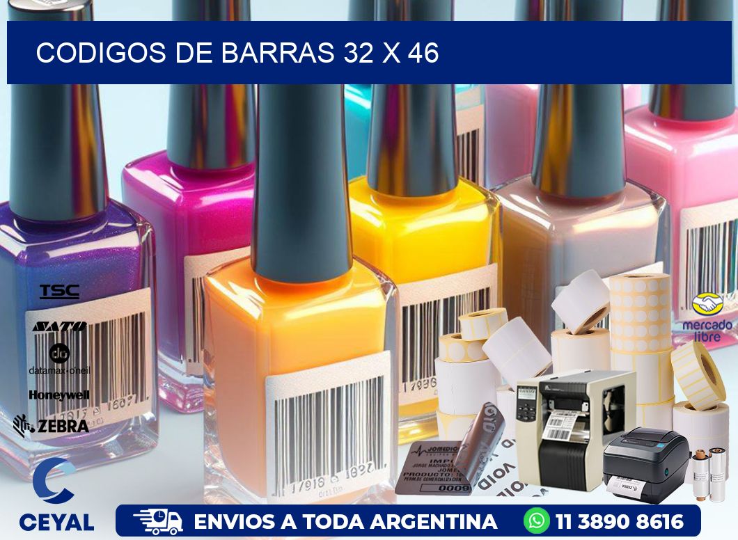 codigos de barras 32 x 46