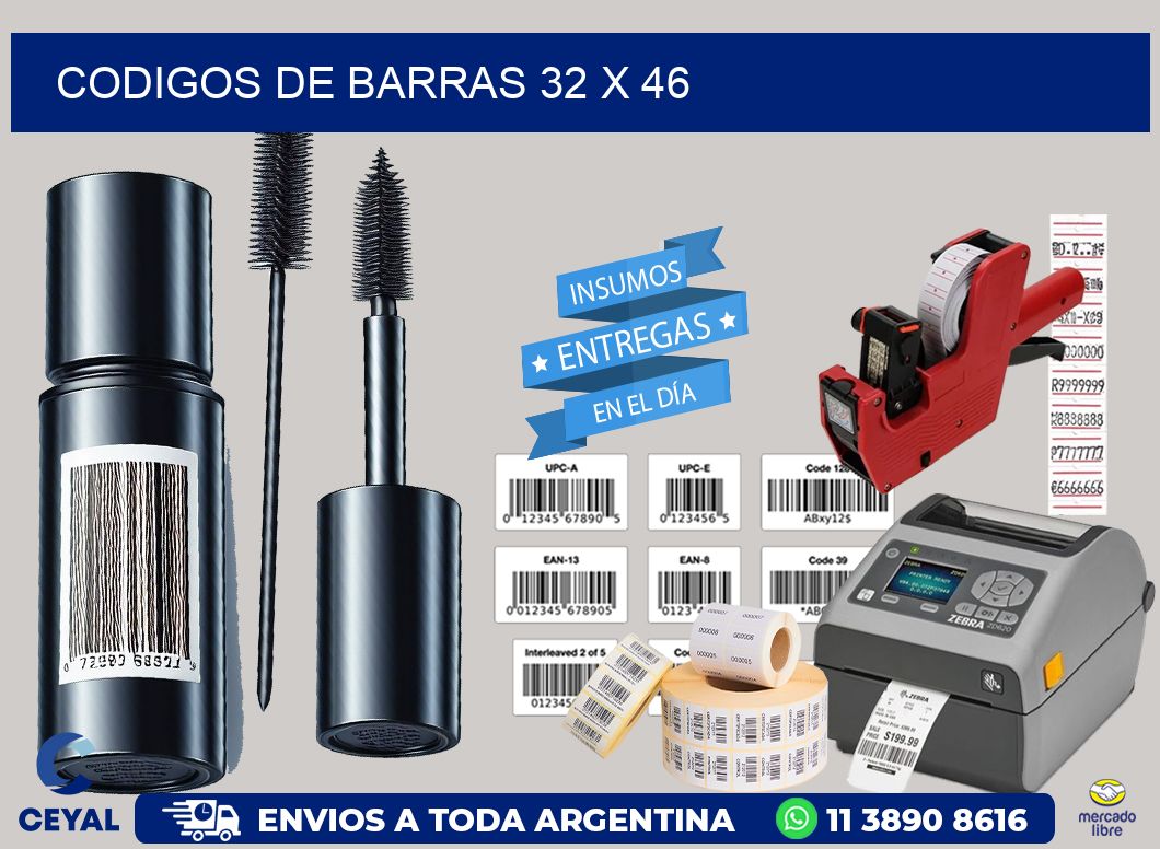 codigos de barras 32 x 46