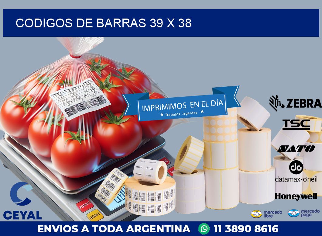 codigos de barras 39 x 38