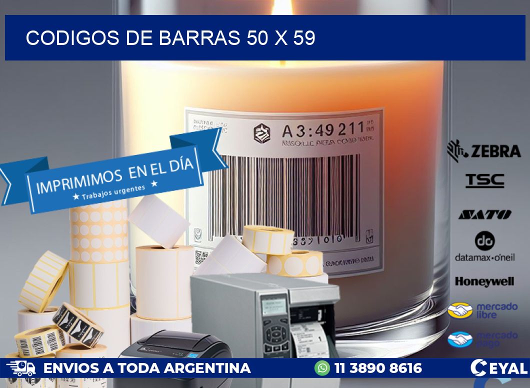 codigos de barras 50 x 59