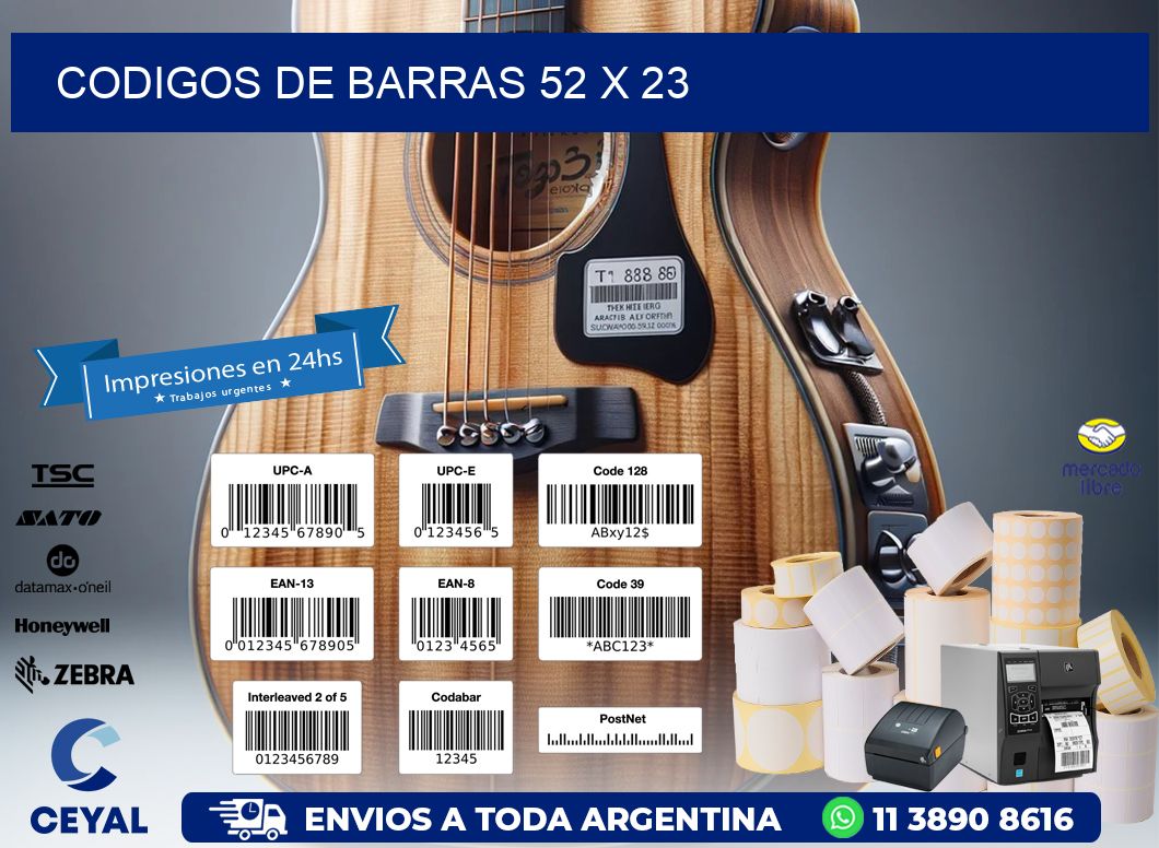 codigos de barras 52 x 23