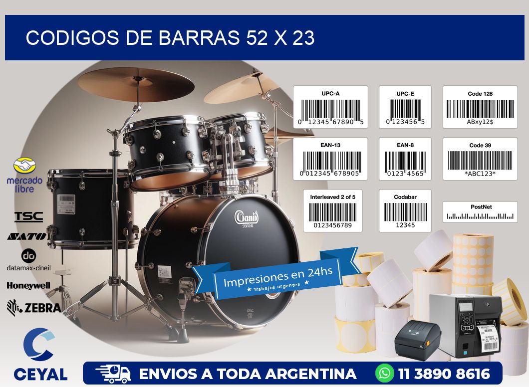 codigos de barras 52 x 23