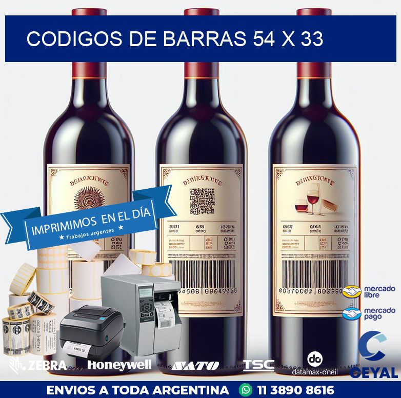 codigos de barras 54 x 33
