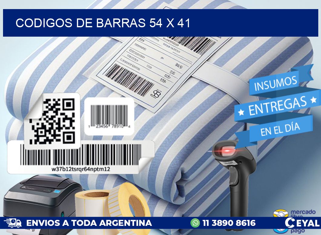codigos de barras 54 x 41