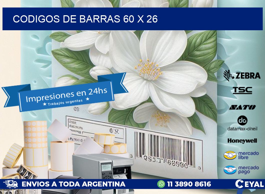 codigos de barras 60 x 26