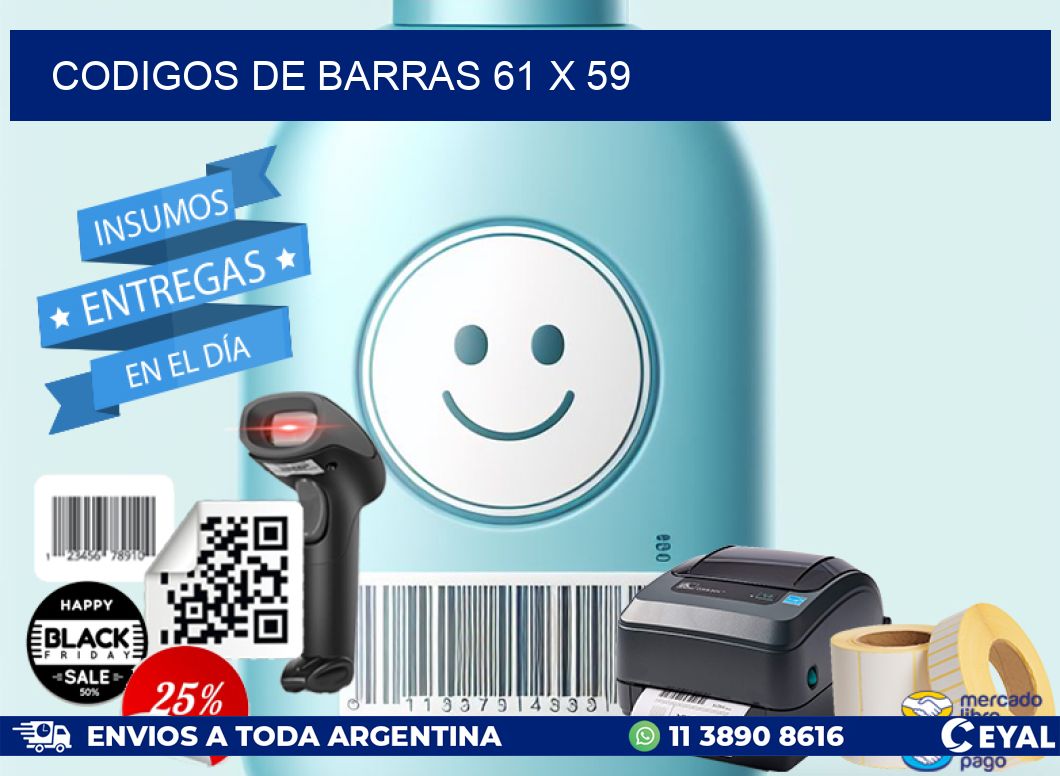 codigos de barras 61 x 59