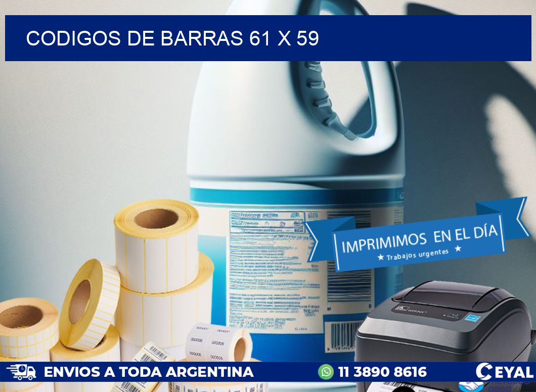 codigos de barras 61 x 59