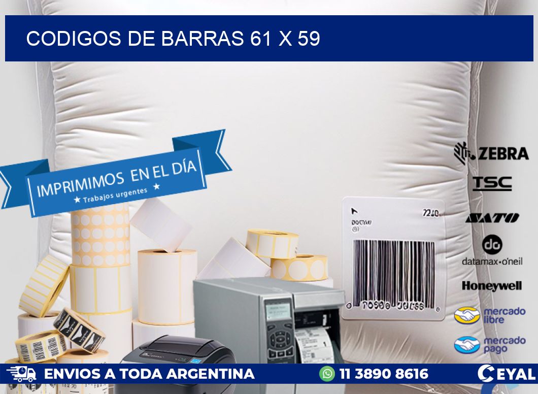 codigos de barras 61 x 59