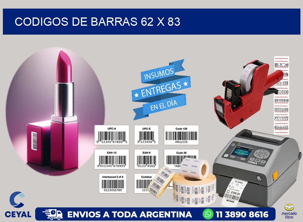 codigos de barras 62 x 83